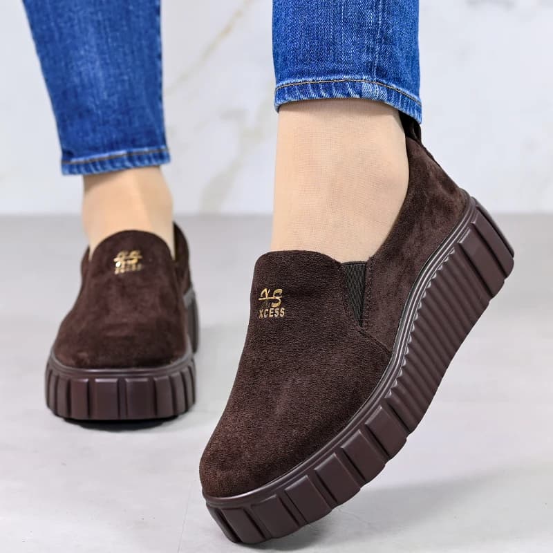Ежедневни дамски обувки  A18040-4 Brown